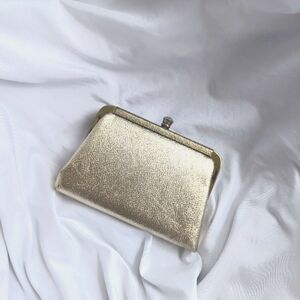 vintage golden clutch